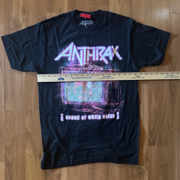 π NWT Sound of White Noise Anthrax T-shirt size medium Hot Topic - Picture 4 of 6
